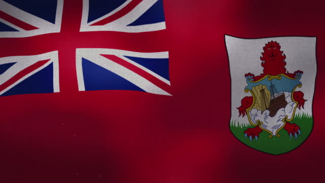 Bermuda-Nationalflagge---winken