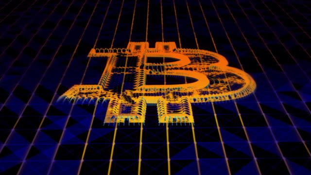 Cyber-Blockchain-Bitcoin-Hintergrund