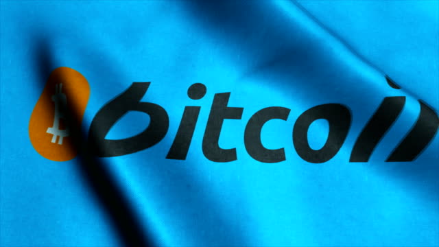 Bandera-de-agitar-de-calidad-de-HD-ultra-con-bitcoin