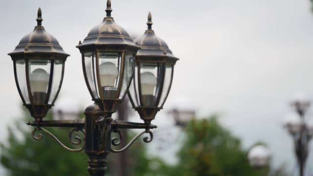 Vintage-Lampe-Post-Street-Straße-Lichtmast