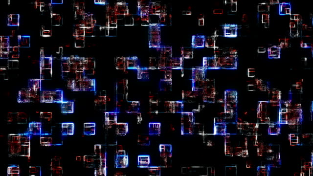 Blaue-und-rote-Hex-großen-digitalen-Datencode.-Das-Konzept-der-futuristischen-Informationstechnologie
