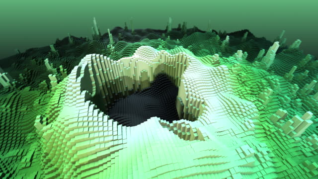 Abstrakte-Luftansicht-der-3D-Metropolitan-City-Animation