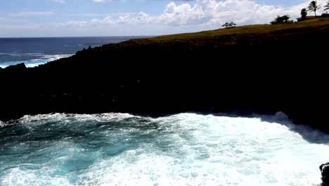 waves-at-easter-island-sea-cave