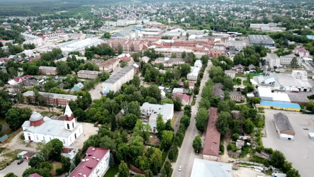 Luftaufnahme-der-Stadt-von-Gus-Khrustalny