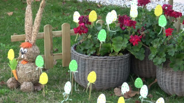 Easter-decoration-for-garden-and-backyard.-Happy-easter.