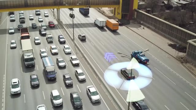 High-Speed-Aerial-Shooting-Black-Autonomous-Self-Driving-Car-Moving-on-Highway