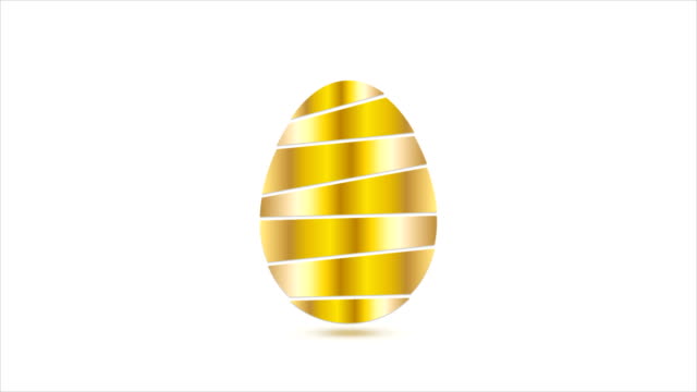 Ostern-video-Animation-mit-abstrakten-Goldenes-Ei
