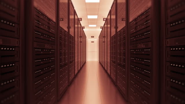Server-Racks-In-einem-modernen-Rechenzentrum.-Technologie-im-Zusammenhang-mit-4-K-Cg-Animation.