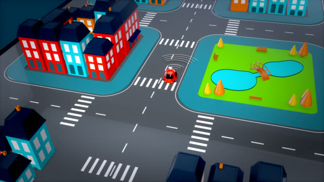 Self-driving-concept---3D-Animation