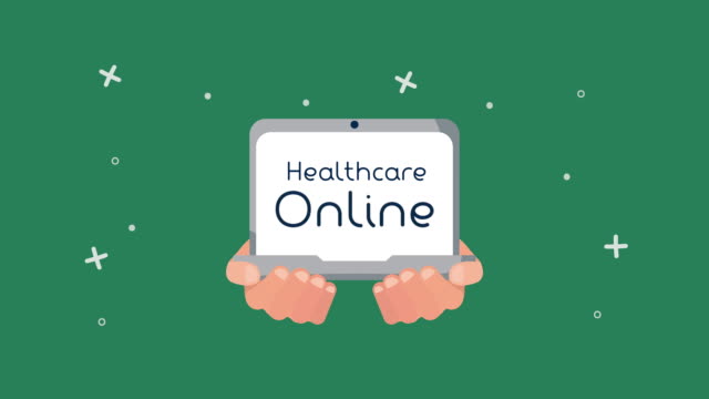 Laptop-mit-Online-Technologie-im-Gesundheitswesen