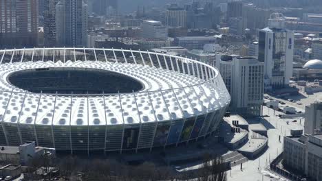 2018-UEFA-Champions-League-Finale,-Panorama-Stadion-in-Kiew.