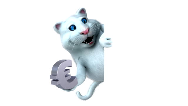 Lustige-Katze---3D-Animation