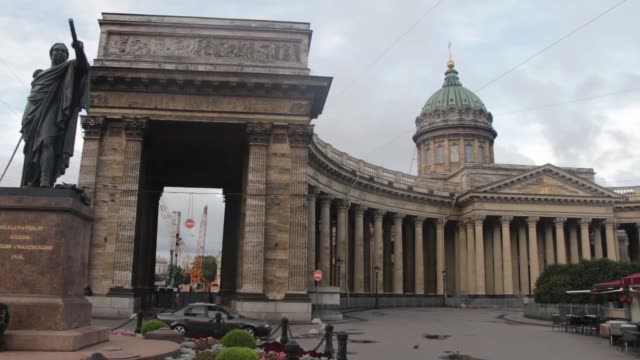 Catedral-de-Kazán-en-San-Petersburgo,-Rusia