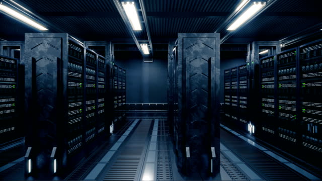 Servers-loopable-4k-video.-Modern-datacenter.