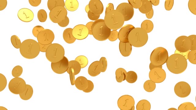 Gold-coins-fall-down.-Rain-of-coins.