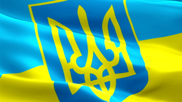 Ukraine-fliegt-Waving.-Nahaufnahme-Fahne-der-Ukraine.-Schild-der-Ukraine-nahtlose-Loop-Animation.-Die-Wave-Ukraine-Flagge-Hintergrund.-EU-Ukraine-Flagge-Closeup-1080p-Full-HD-Video-für-Präsentationsfahnen-Full-HD