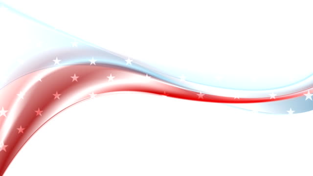 Estados-Unidos-colores-Resumen-ondulado-vídeo-de-animación