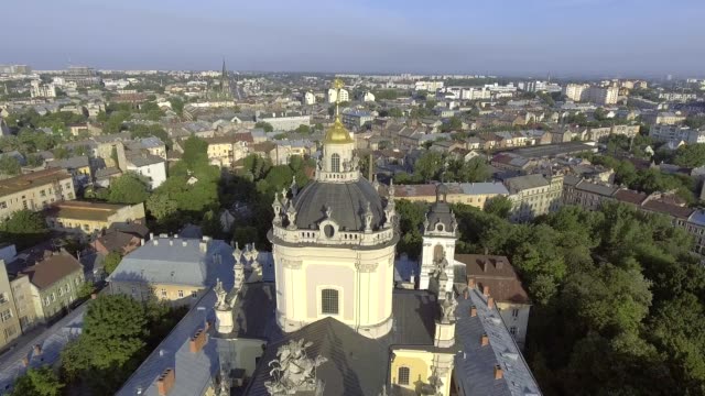 Flying-over-Cathedral-of-St.-Jura-(St.-George's)
