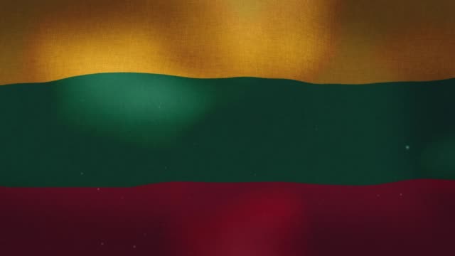 Lithuania-National-Flag---Waving