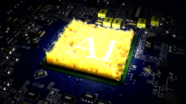 AI-computer-chip-without-heatsink-burns-on-motherboard