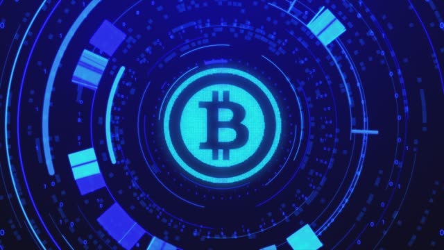 Bitcoin-background-concept-loop