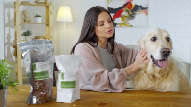 Woman-Shooting-Video-about-Dog-Food