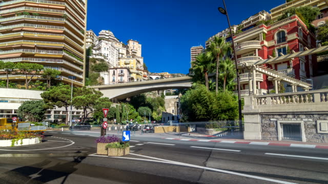 Monaco-church-Sainte-Devote-bridge-principality-mountain-city-state-timelapse-hyperlapse