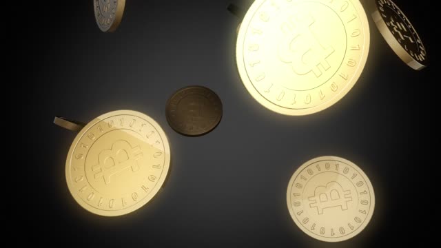Fallende-Bitcoins
