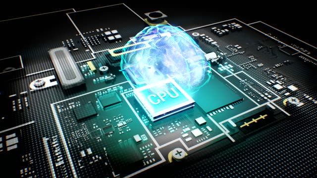 Cerebro-de-holograma-en-el-chip-de-la-CPU,-crecer-tecnología-de-inteligencia-artificial.-4-película-de-k.