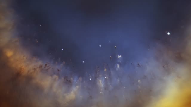Nebulosa-de-Helix-Hubble-espacio-nebulosa-animación-4K