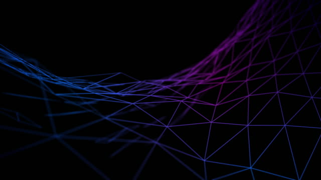3D-Wireframe-Abstract-Background-Animation-With-Moving-Lines