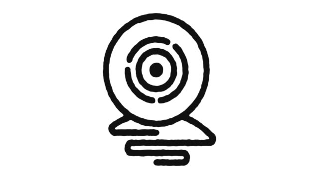 Webcam-Icon-Animation-Footage-&-Alpha-Kanal