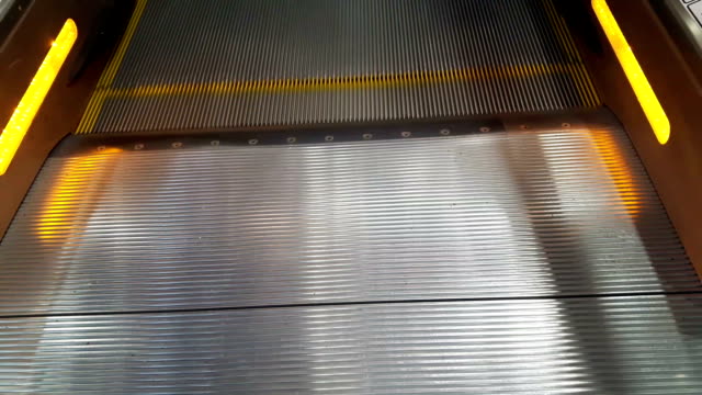 Moving-escalator-steps.-Escalator-in-work.