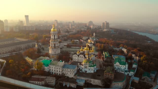 Aerial-view-of-Kiev-Pechersk-Lavra-in-Kiev,Ukraine