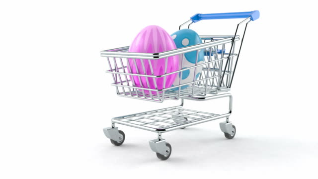 Huevos-de-Pascua-con-carrito-de-compras