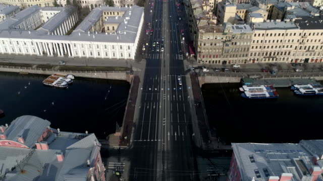 Nevsky-prospect,-aerial
