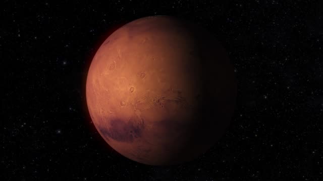 Rotating-Planet-Mars---Center-Medium