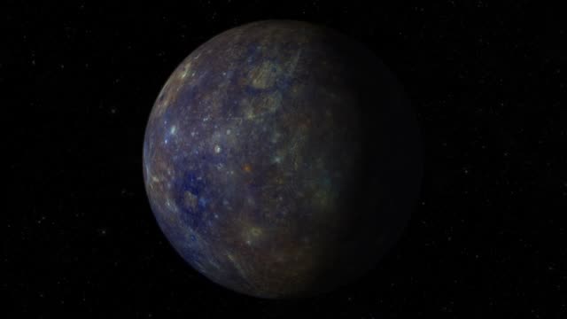 Rotating-Planet-Mercury---Center-Medium
