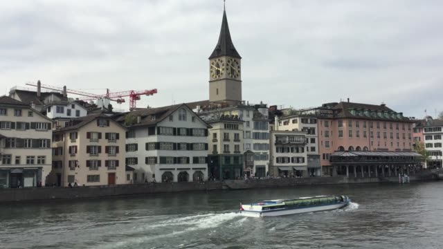 Boat-on-the-Limmat-River