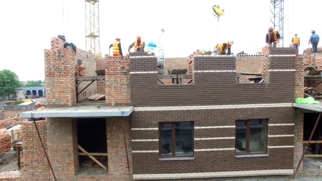 Construction-Of-A-Brick-Apartment-Building