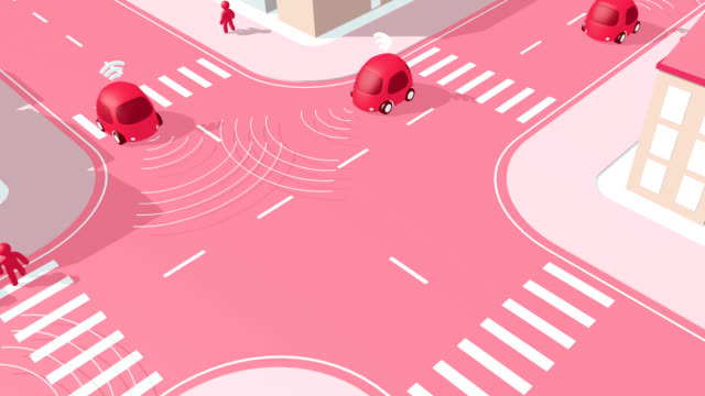 Selbstfahrende-Autos---3D-Animation