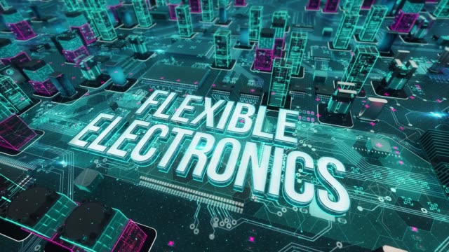 Electrónica-flexible-con-el-concepto-de-tecnología-digital