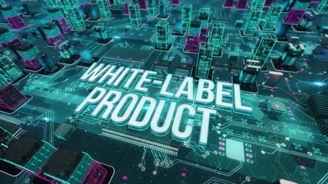White-label-product-with-digital-technology-concept