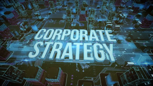 Corporate-strategy-with-digital-technology-concept
