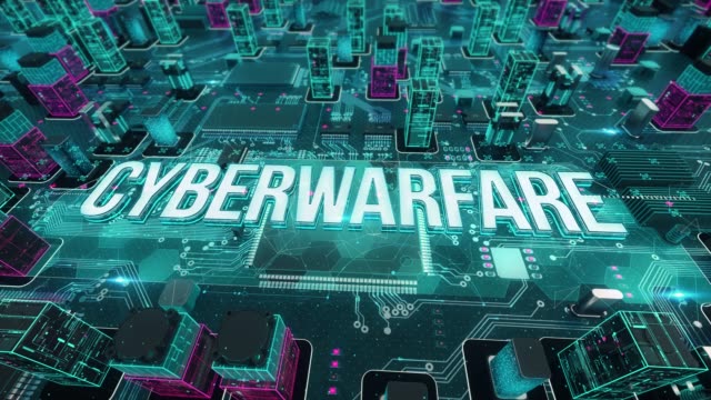 Cyberkriegsführung-mit-digitaler-Technologie-Konzept