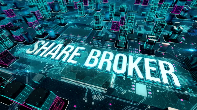 Share-Broker-with-digital-technology-concept