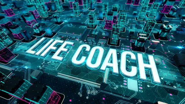 Life-Coach-mit-digitaler-Technologie-Konzept