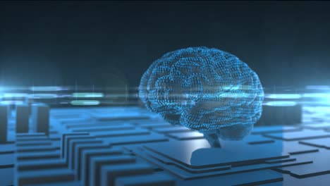 Simulation-brain-of-AI-Artificial-intelligence-deep-learning-computer-machine