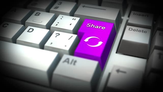 Share-Button-On-Computer-Keyboard