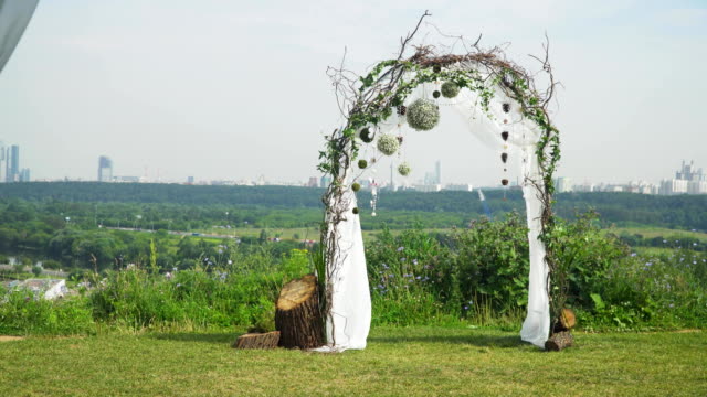 Hochzeit-Zeremonie-Bogen